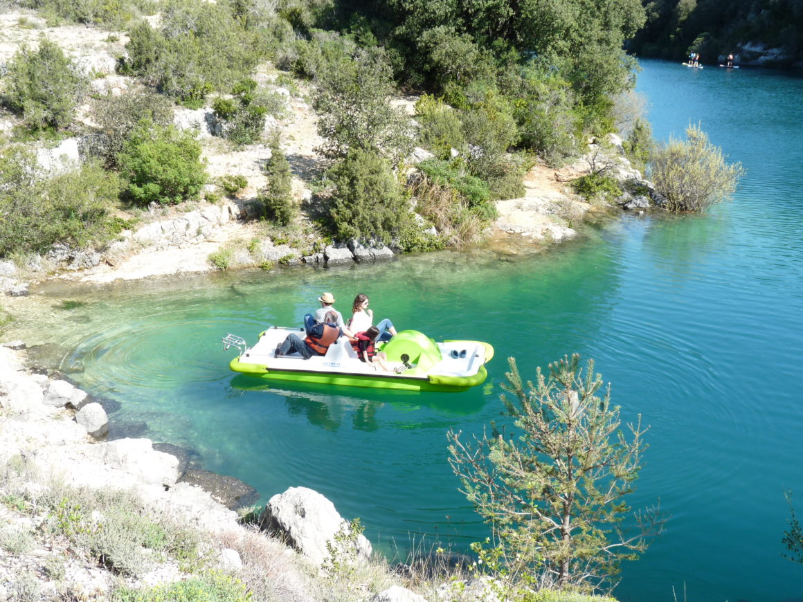 pédalo gorges du verdon