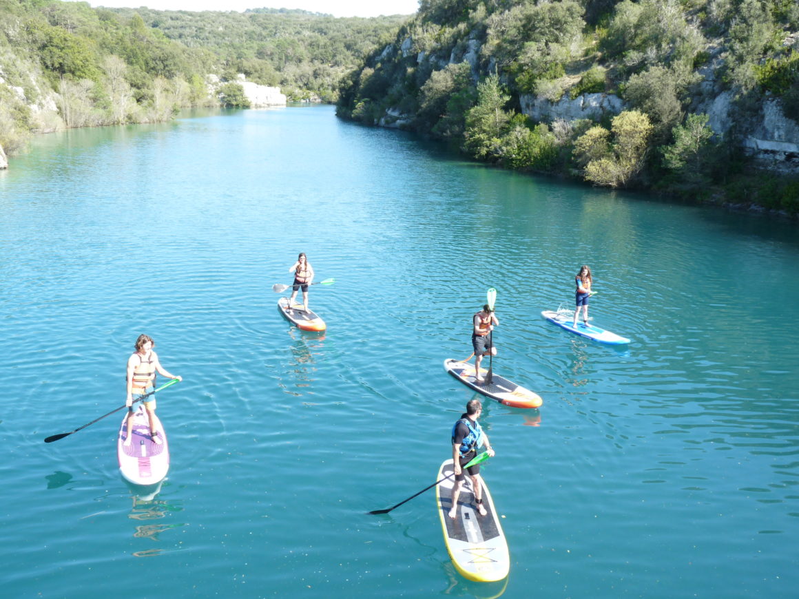 stand up paddle dans le verdon