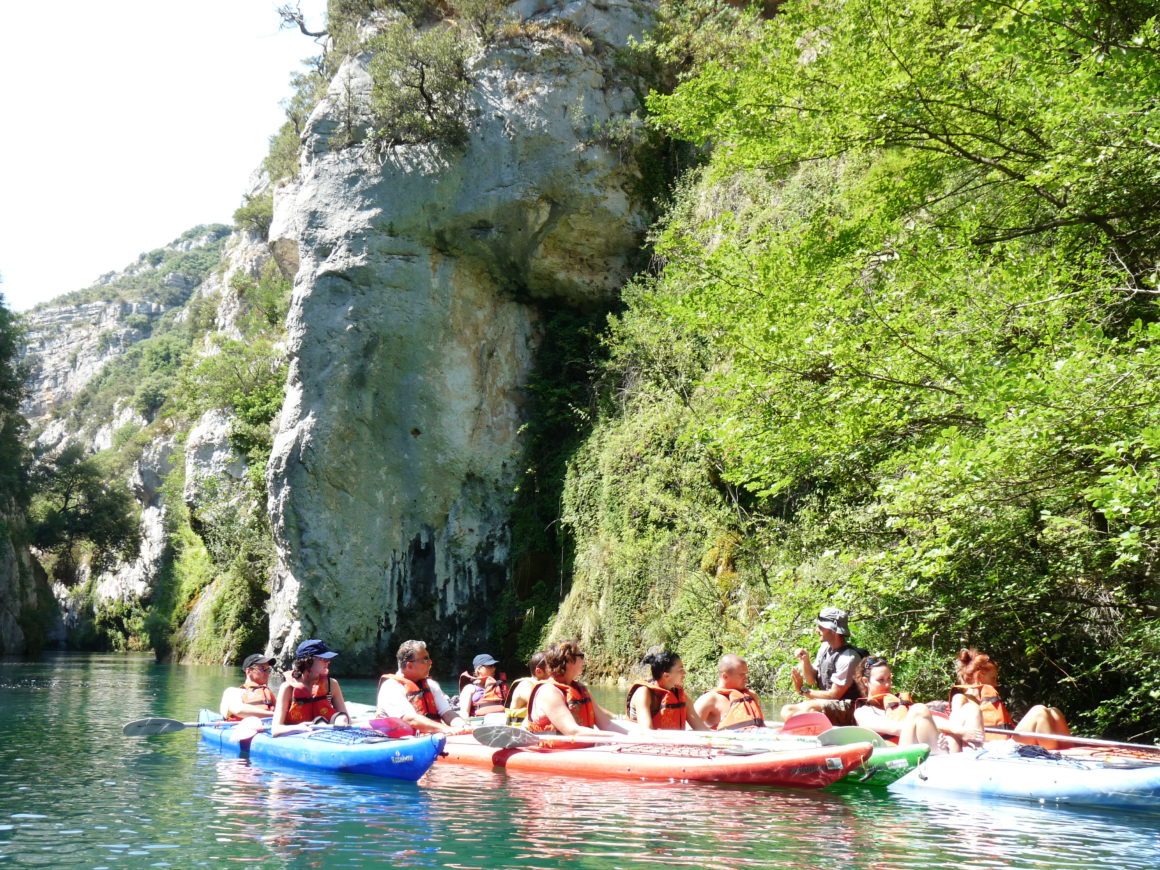 sortie kayak guidée