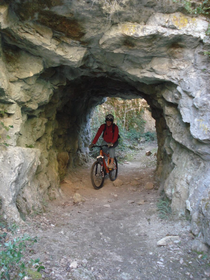 vtt dans les gorges de quinson