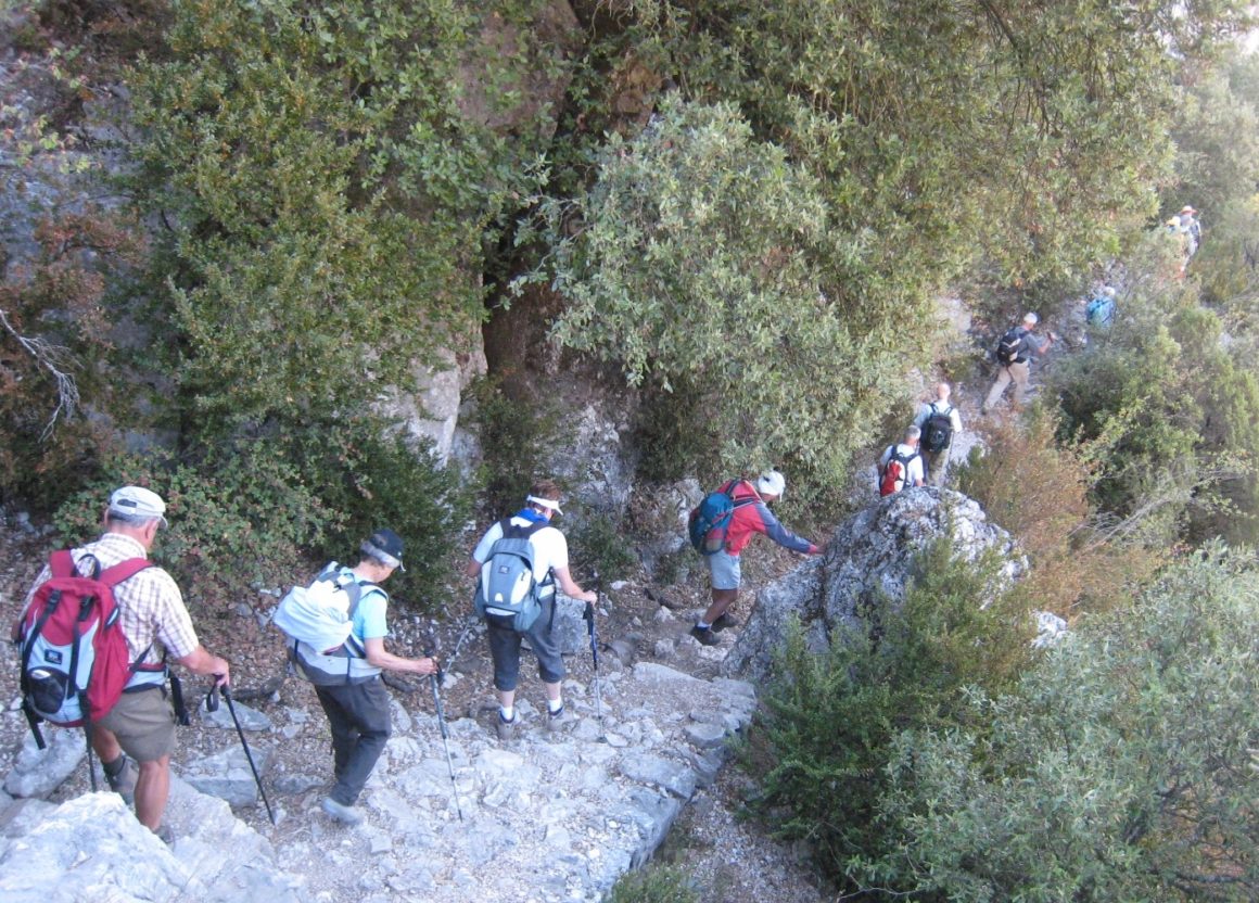 descente rando pedestre