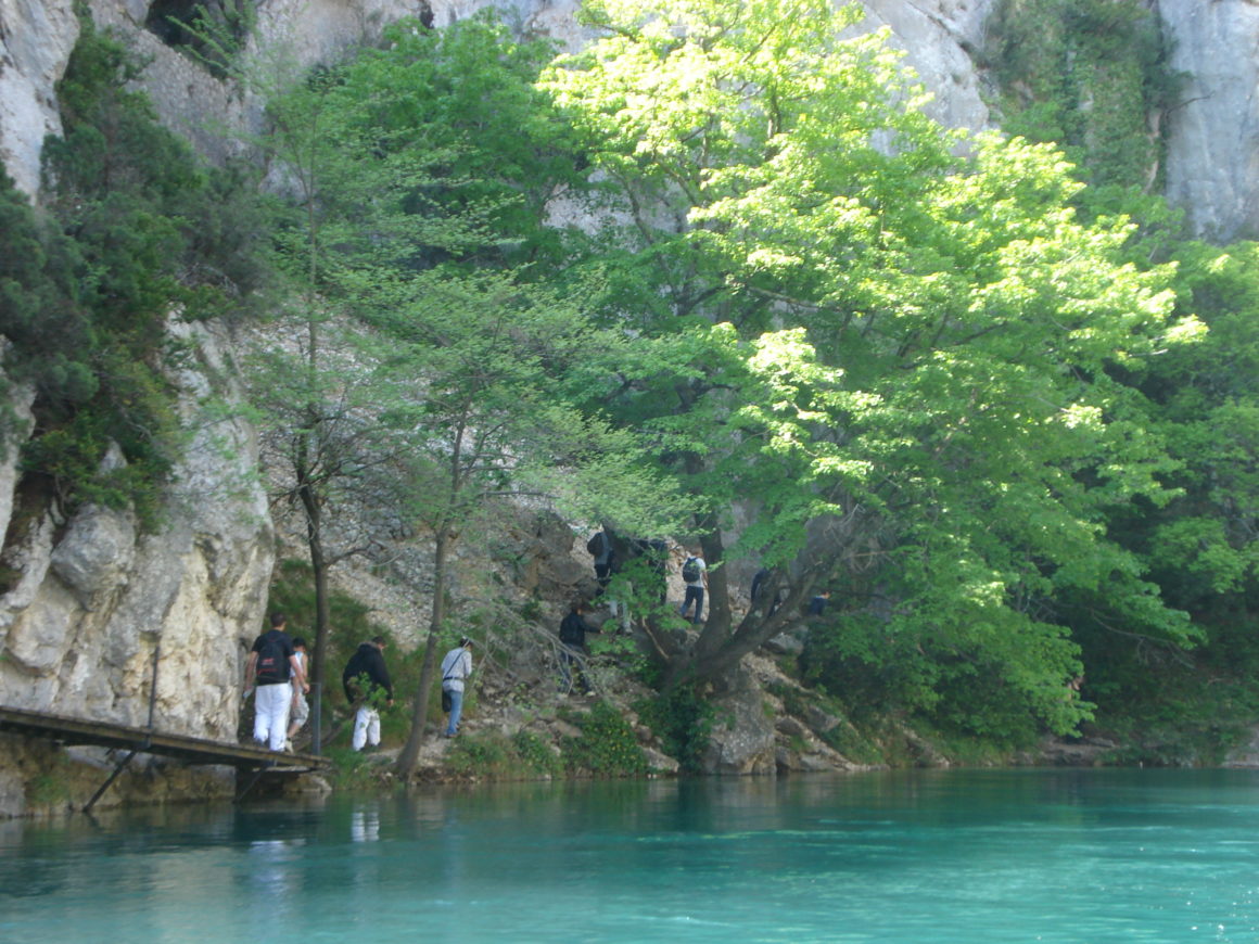 sentier des basses gorges du verdon