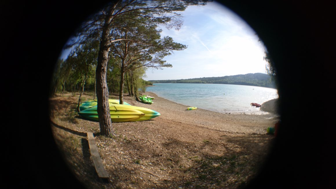 plage canoë verdon