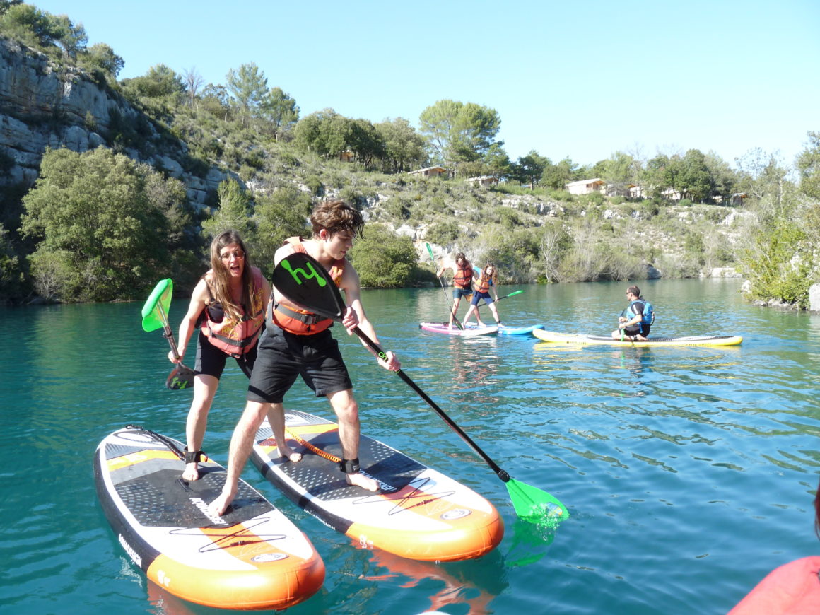 s'amuser en paddle verdon