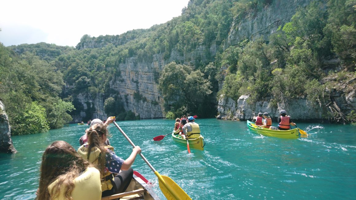 canoe kayak gorges de baudinard