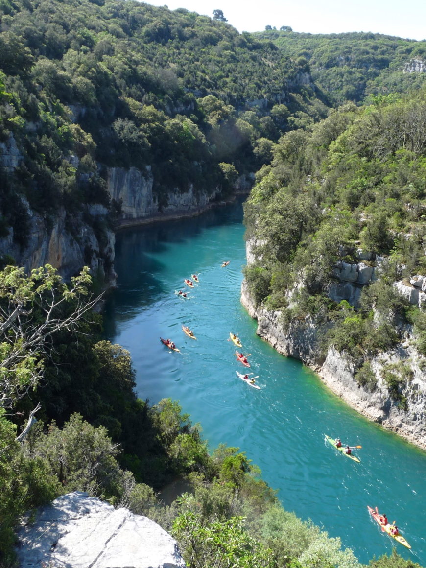 canoë dans le verdon