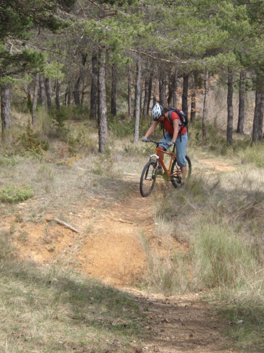 sortie vtt facile dans les gorges du verdon