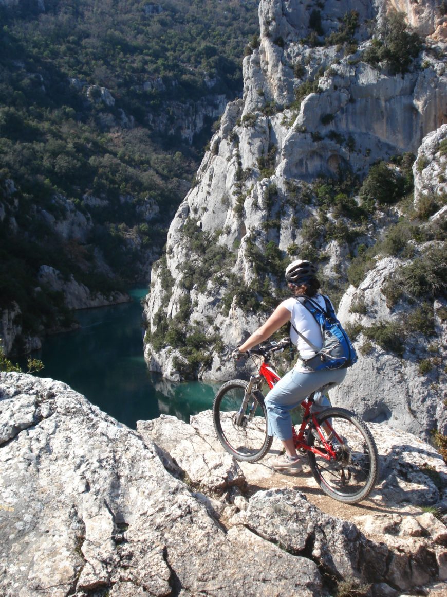 vtt dans les gorges du verdon