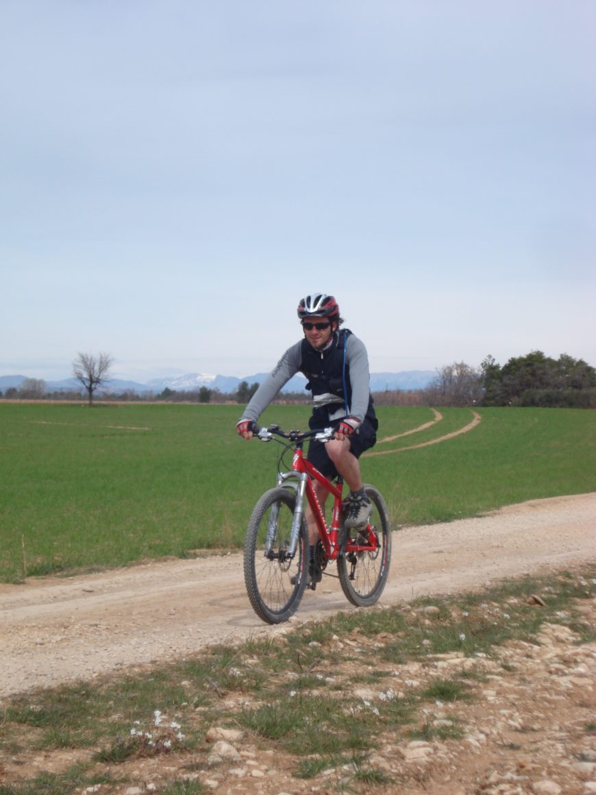 vtt plateau de valensole printemps